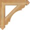 Ekena Millwork Olympic Arts & Crafts Rough Sawn Bracket, Western Red Cedar, 4"W x 24"D x 24"H BKT04X24X24OLY03RWR - alternate 3